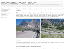 Tablet Screenshot of dolomitiridingcenter.com